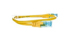 Kabel krosowy (Patch Cord) U/UTP kat.5e żółty 0,5m DK-1512-005/Y