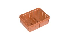 Puszka p/t 152mm 196x 70mm Ze śrubami biały 48 RANGE GW48006