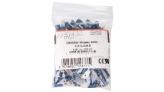 Wtyk konektorowy izolowany 1,5-2,5mm2 6,3x0,8 PVC WKI2,5/6,3/0,8 /100szt./