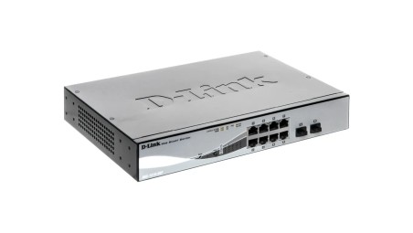 Switch PoE GigaBit, 8 porty GB, 8xPoE, 2xSFP 45W zarządzalny 240VAC DGS-1210-08P