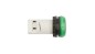 Lampka sygnalizacyjna 22mm zielona do żarówek z trzonkiem BA M22-LC-G 216909 Lampka sygnalizacyjna 22mm zielona do żarówek z trzonkiem BA M22-LC-G 216909