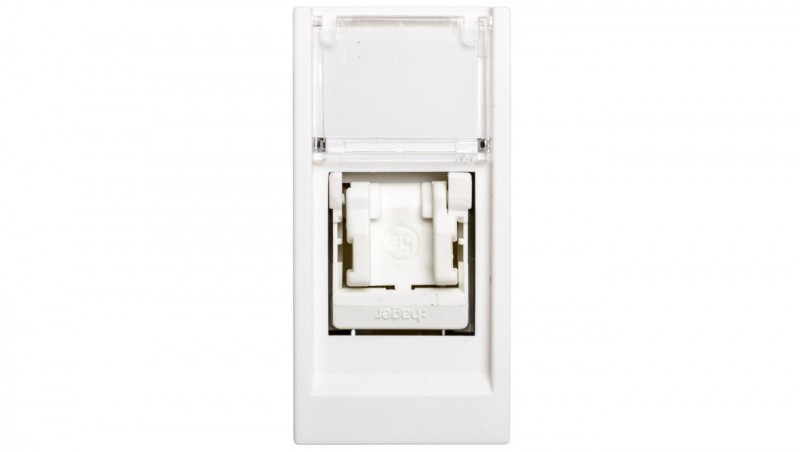 Zenith Gniazdo komputerowe pojedyncze RJ45 kat.5e UTP białe 1 moduł WS210 L4762