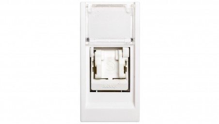 Zenith Gniazdo komputerowe pojedyncze RJ45 kat.5e UTP białe 1 moduł WS210 L4762