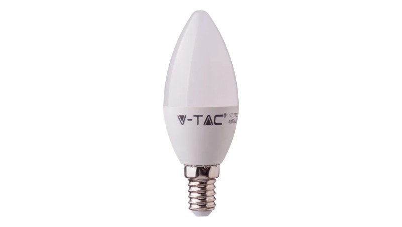 Żarówka LED VT-1855 5.5W E14 CANDLE 2700K 470lm A+ 200st. 42151