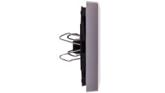 Merten System M Klawisz pojedynczy aluminium MTN433160