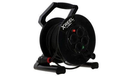 Przedłużacz bębnowy XREEL 30mb H05VV-F 3x1,5 IP44 4xGS 230V 92503H48163