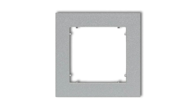 MINI Ramka pojedyncza srebrny metalik 7MR-1