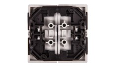 Merten System M Klawisz podwójny aluminium MTN433560