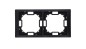 Simon Basic Ramka 2-krotna Neos IP20 czarny mat BMRC2/49