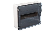 Rozdzielnica modułowa 1x12 natynkowa IP40 Golf (drzwi transparentne) VS112TD