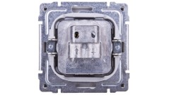 KOS66 Gniazdo antenowe RTV/SAT końcowe aluminium 664076
