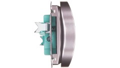 Simon Basic Gniazdo podwójne z/u 16A, 250 V stal inox BMGZ2Mz.01/21