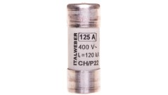 Wkładka bezpiecznikowa cylindryczna 22x58mm 125A gG 400V CH22P /z wybijakiem/ 006711028