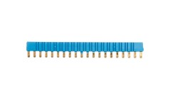 Mostek grzebieniowy 20-torowy 36A 250V niebieski do zacisków A1 lub A2 093.20