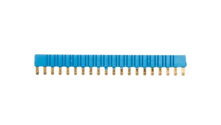 Mostek grzebieniowy 20-torowy 36A 250V niebieski do zacisków A1 lub A2 093.20