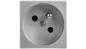 Simon Connect Gniazdo K45 pojeyńcze z/u 16A IP20, szybkozłącza, anodyzowane aluminium K22/8 Simon Connect Gniazdo K45 pojeyńcze z/u 16A IP20, szybkozłącza, anodyzowane aluminium K22/8