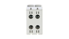 Blok rozdzielczy-odgałęźny 2x1-biegun AL/CU 2,5-50mm2 szary montaż płaski i na szynę TH WLZ35/2x50/s 48.251