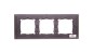 Simon 82 Ramka potrójna pozioma metalowa aluminium/ ramka pośrednia aluminium mat 82937-33 Simon 82 Ramka potrójna pozioma metalowa aluminium/ ramka pośrednia aluminium mat 82937-33