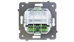 AS Gniazdo telefoniczne podwójne RJ11 niezależne białe GPT-2GN/m/00