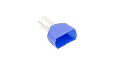 Końcówka tulejkowa izolowana HI 2X16/14 DIN niebieska E08KH-02020103001 (50szt.)