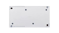 MADERA Gniazdo hermetyczne podwójne z/u IP44 klapka przezroczysta białe GNH-2NZ/00/d