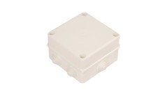 Puszka hermetyczna n/t PK-5 133x133x83mm pusta IP55 biała 0252-00
