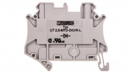 Złączka diodowa 2-przewodowa 0,14-4mm2 szara UT 2,5-MTD-DIO/R-L 3064140 /50szt.