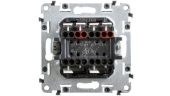 VALENA LIFE Łącznik schodowy podwójny aluminium 752308