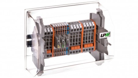 Listwa pomiarowa LPW 19-torowa 230V AC szeregowa 847-676/230-1001