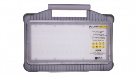 Oprawa warsztatowa LED 32W 230V MAGNUM FUTURE z gniazdami PL-FR /funkcja przedłużacza 2x16A/ 247002