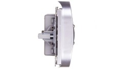 KOS66 Gniazdo podwójne z/u aluminium 664049