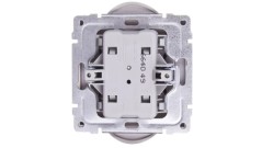KOS66 Gniazdo podwójne z/u aluminium 664049