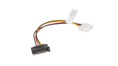 Kabel SATA zasilający (M) -MOLEX(F) 15cm CA-SAHD-10CU-0015