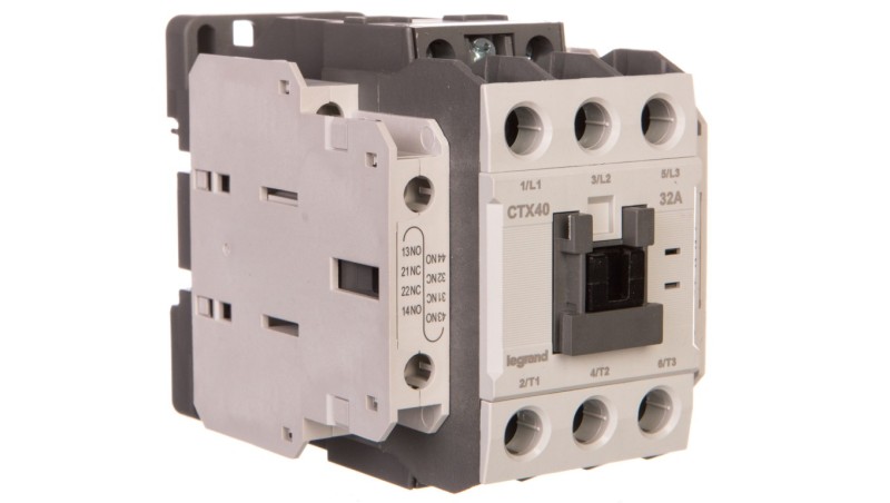 Stycznik mocy 32A 3P 24V DC 2Z 2R CTX3 416121 Stycznik mocy 32A 3P 24V DC 2Z 2R CTX3 416121