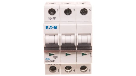 Wyłącznik nadprądowy 3P C 40A 10kA AC PLSM-C40/3-MW 242478