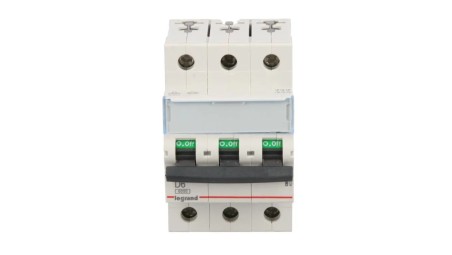 Wyłącznik nadprądowy 3P D 6A 6kA AC S303 TX3 403751