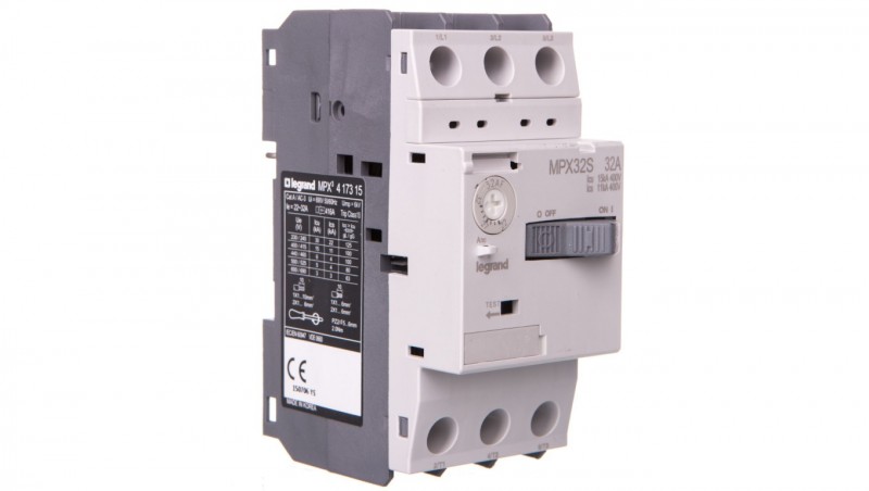 Wyłącznik silnikowy 3P 15kW 22-32A MPX3 32S 417315 Wyłącznik silnikowy 3P 15kW 22-32A MPX3 32S 417315
