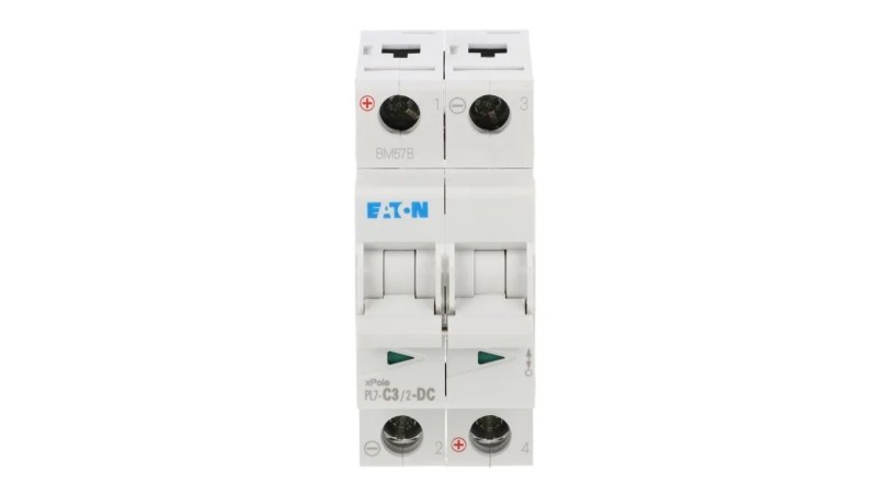 Wyłącznik nadprądowy 2P C 3A 10kA DC PL7-C3/2-DC 264897 Wyłącznik nadprądowy 2P C 3A 10kA DC PL7-C3/2-DC 264897