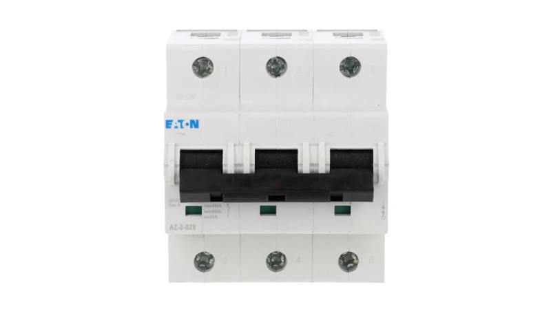 Wyłącznik nadprądowy 3P B 20A 25kA AC AZ-3-B20 174506 Wyłącznik nadprądowy 3P B 20A 25kA AC AZ-3-B20 174506