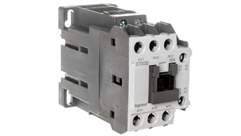 Stycznik mocy 18A 3P 24V DC 1Z 1R CTX3 416101 Stycznik mocy 18A 3P 24V DC 1Z 1R CTX3 416101