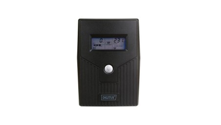 Zasilacz awaryjny UPS Line-Ineractive LCD 800VA/480W 1x12V/9Ah AVR 2xSCHUKO USB RJ11 DN-170064-LCD