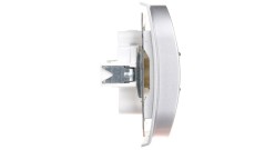 Sedna Gniazdo podwójne z/u 16A aluminium SDN2800960