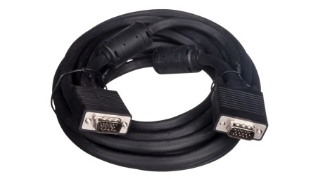 Kabel połączeniowy SVGA Typ DSUB15/DSUB15, M/M czarny 5m AK-310103-050-S