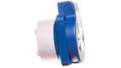 Gniazdo tablicowe 10/16A 2P+Z SCHUKO 230V niebieskie IP54 105-0bs