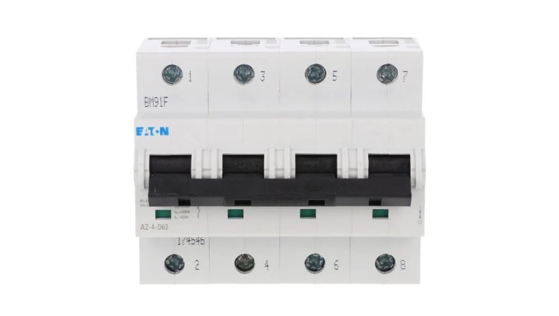 Wyłącznik nadprądowy 4P D 63A 25kA AC AZ-4-D63 174546 Wyłącznik nadprądowy 4P D 63A 25kA AC AZ-4-D63 174546