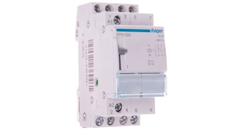 Przekaźnik impulsowy 16A 24V AC 12V DC 2Z 2R EPN528