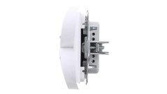 DECO Mechanizm gniazda podwójnego do ramki DECO Soft z uziemieniem 2x(2P+Z) (przesłony torów prądowych), biały mat 25DGPRSO-2zp