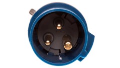 Wtyczka przenośna 3P 16A 230V niebieska IP44 P17 TEMPRA PRO 555124