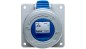 Gniazdo tablicowe 3P 16A 230V niebieskie IP67 P17 TEMPRA PRO 555384 Gniazdo tablicowe 3P 16A 230V niebieskie IP67 P17 TEMPRA PRO 555384