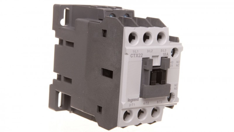 Stycznik mocy 18A 3P 230V AC 1Z 1R CTX3 416106
